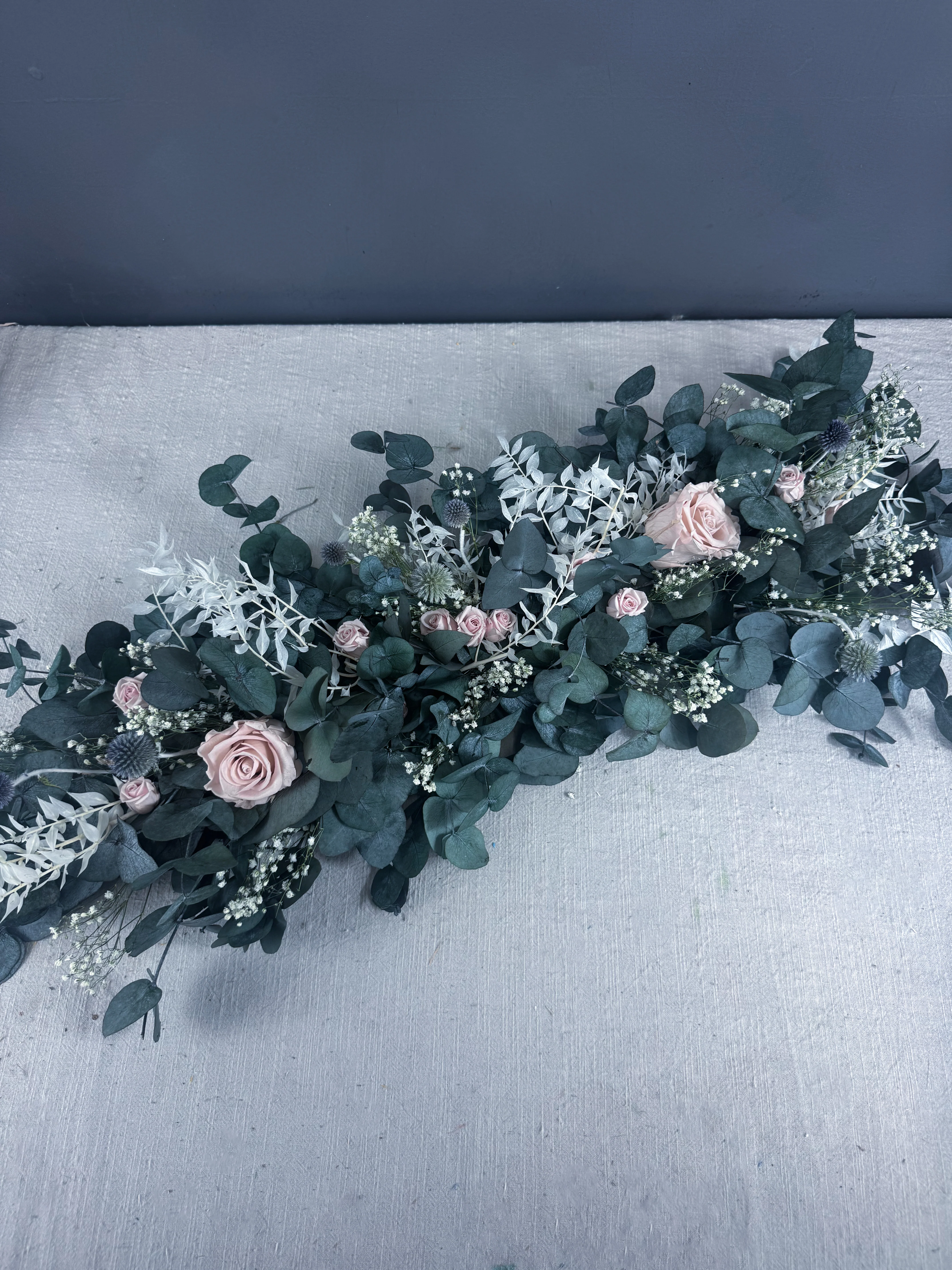 Elodie dried flower wedding garland - Image 2