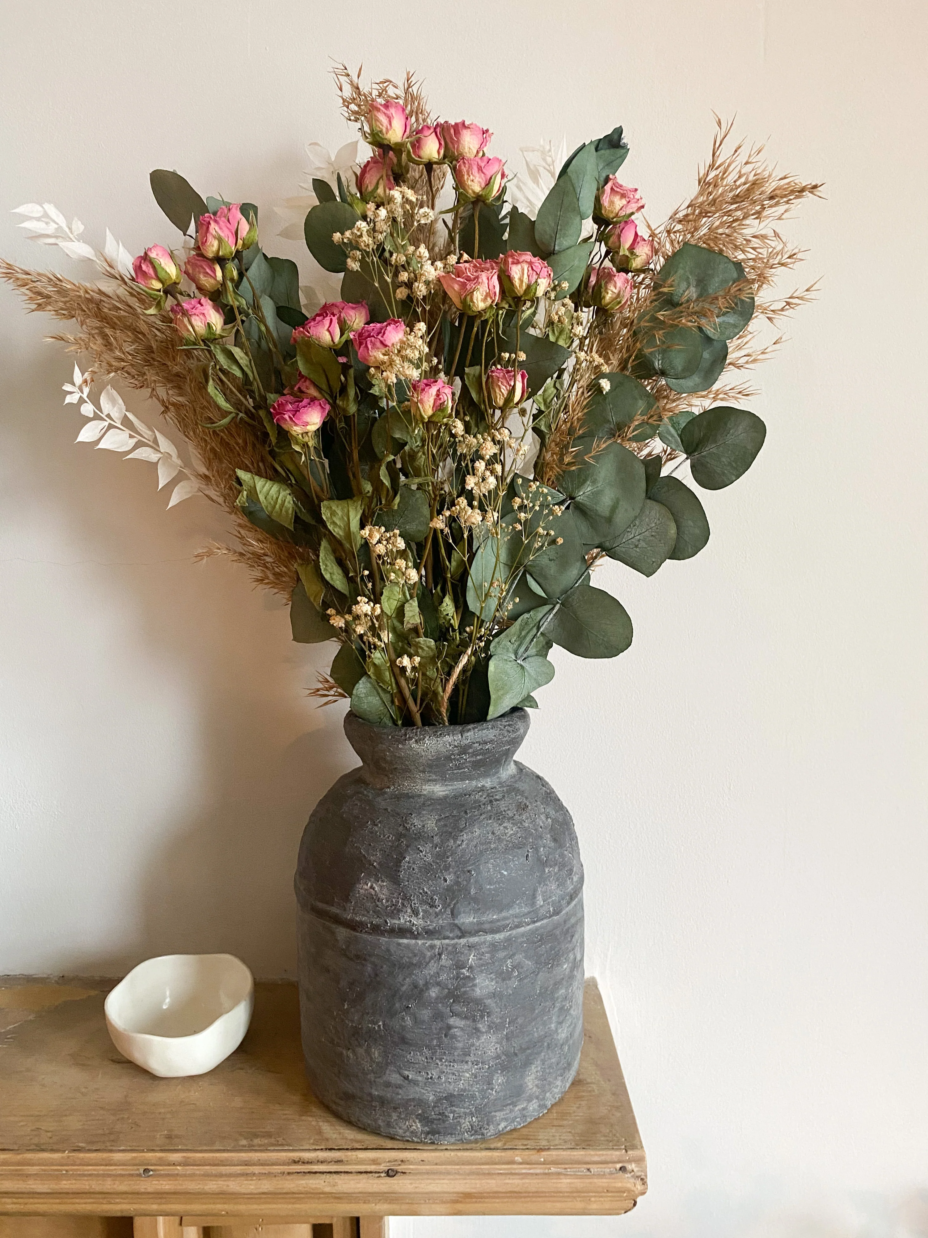 Rose Dried Flower Bouquet - Image 2